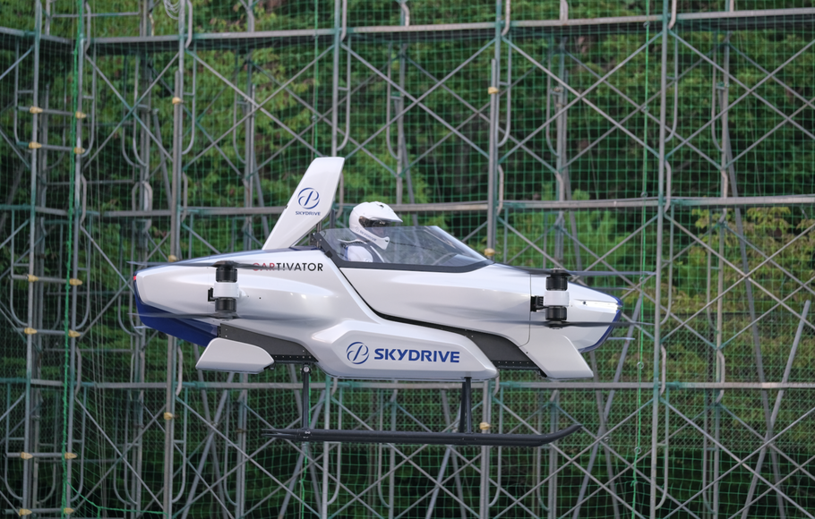 Tepuk Tangan! Pertama di Dunia, SkyDrive Sukses Uji Coba Mobil Terbang Berpenumpang di Jepang