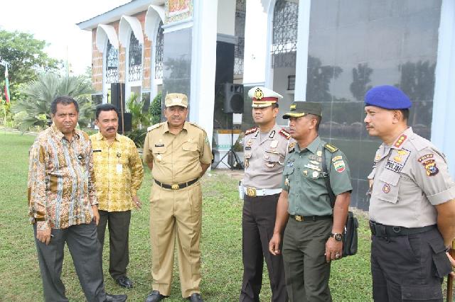 Sambut Kedatangan Wapres Jusuf Kalla Wabup: Mari Kita Jaga Keamanan dan Ketertiban