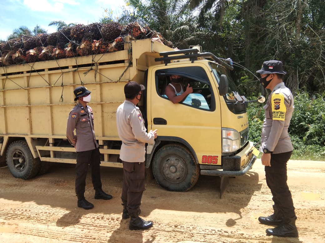 Prokes di Kecamatan Teluk Meranti di Pantau Polisi Setempat