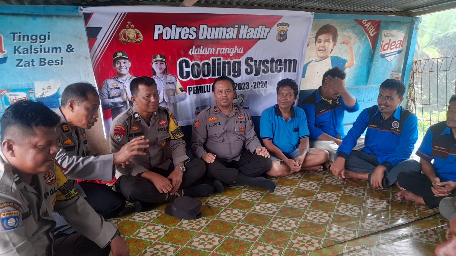 Polsek Dumai Barat Imbau Warga Tak Terprovokasi SARA Jelang Pemilu