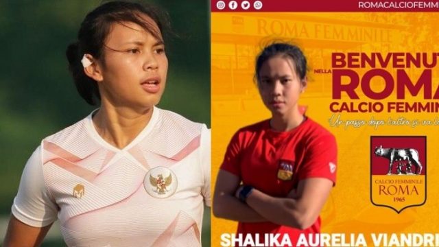 Pemain Timnas Indonesia Shalika Aurelia Gabung AS Roma