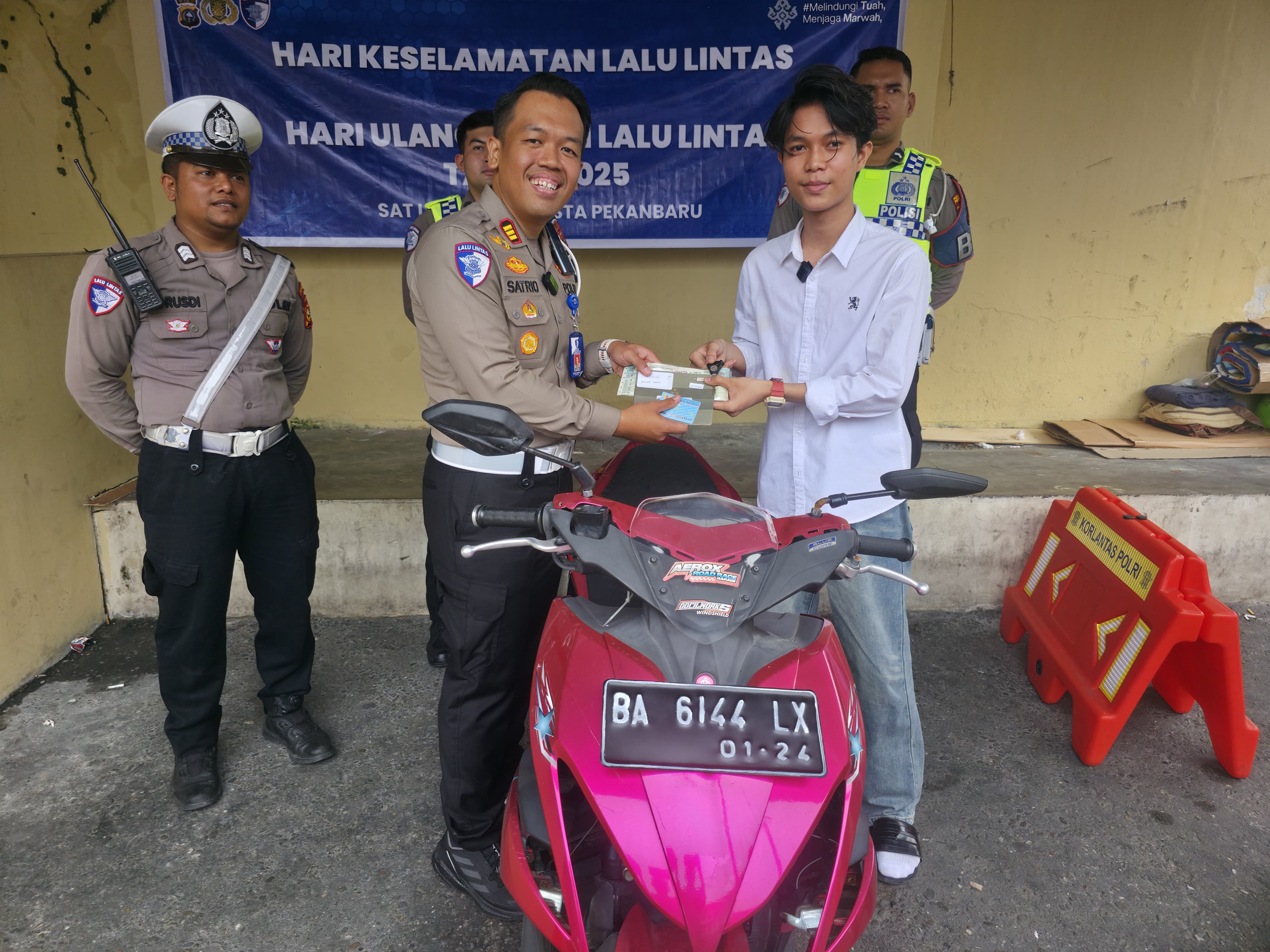 Razia Balap Liar di Pekanbaru Ungkap Sepeda Motor Curian dari Padang