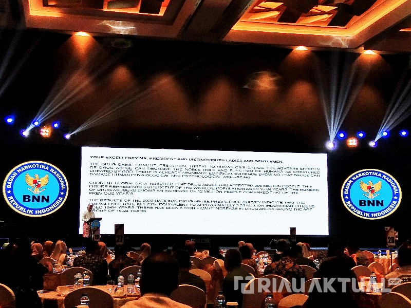 Pintu Masuknya Narkoba, HANI 2024 Dipusatkan di Riau