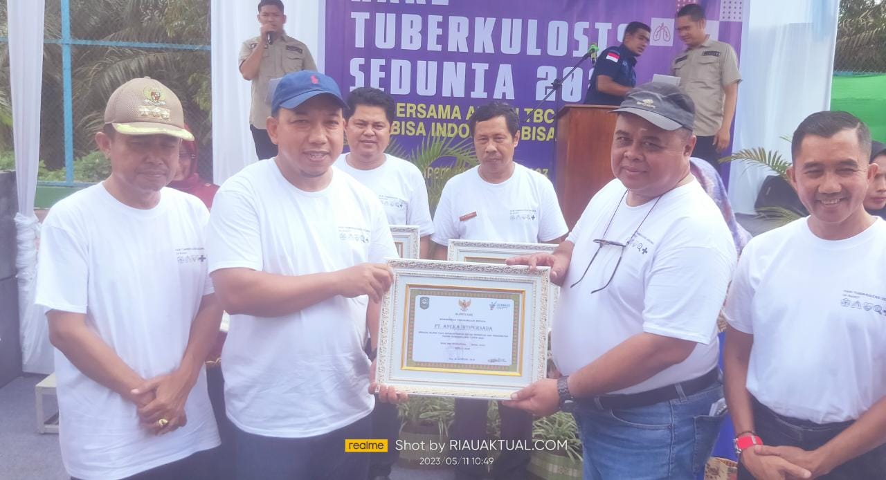 PT AIP MINAMAS Grup dan Pemkab Siak Peringati Hari Tuberkulosis Di Lahan Perusahaan