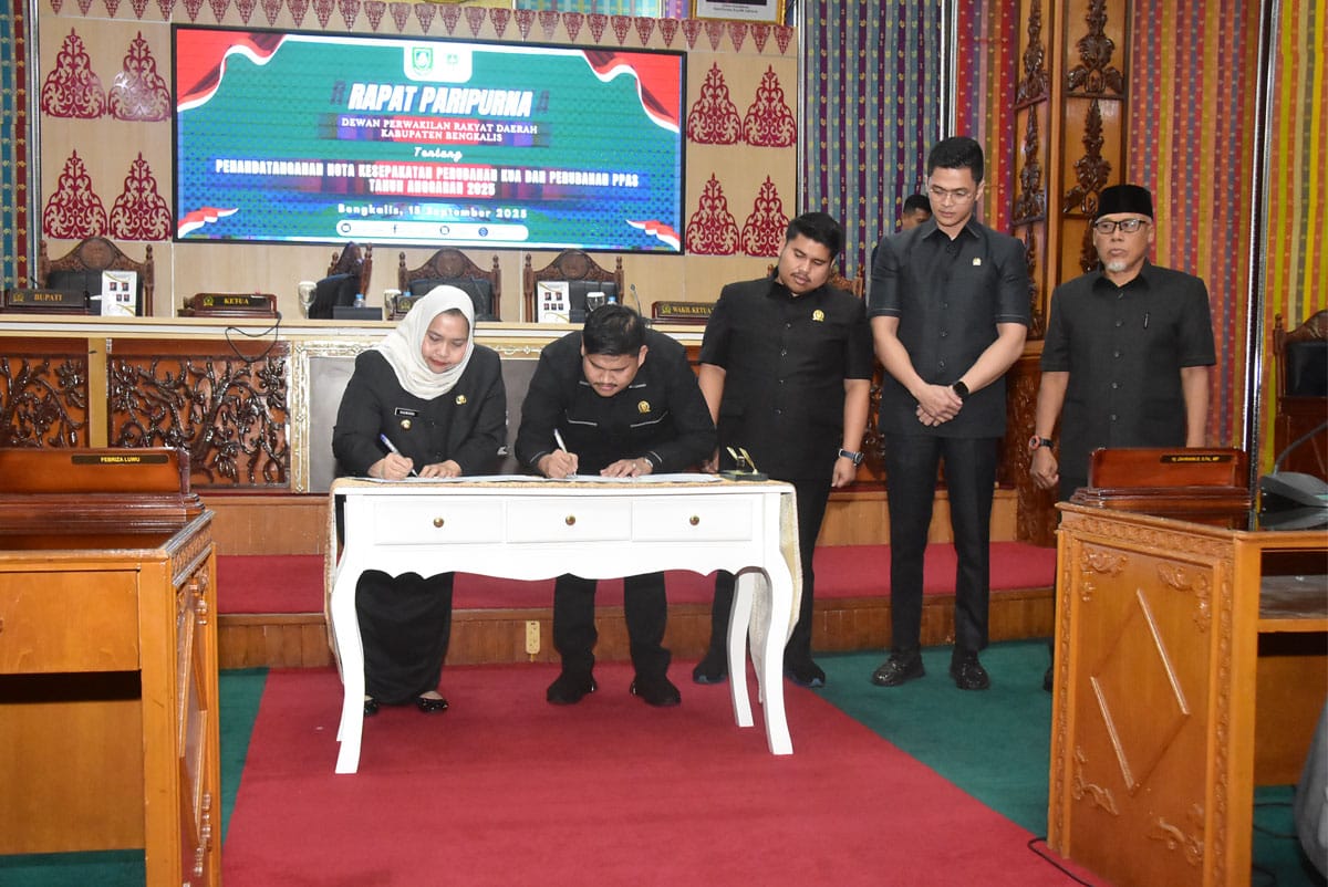 DPRD dan Pemkab Bengkalis Sepakati KUA-PPAS Perubahan 2025, Pendapatan Daerah Naik Rp1,4 Triliun