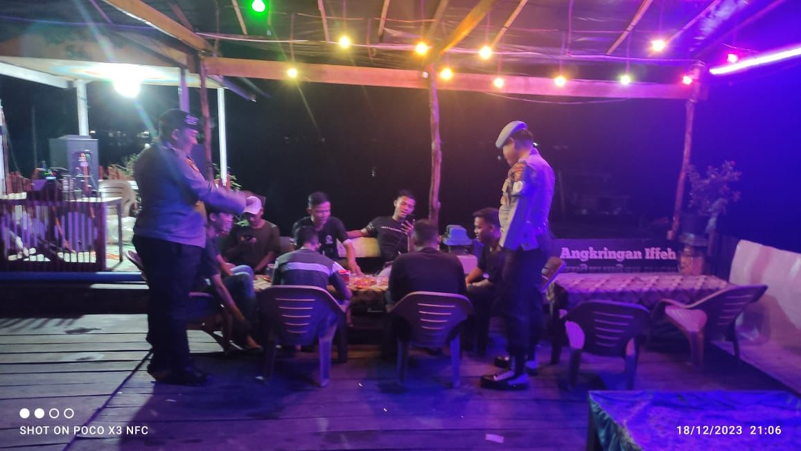 Polsek Gaung, Patroli Malam dan Cipta Kondisi Harkamtibmas