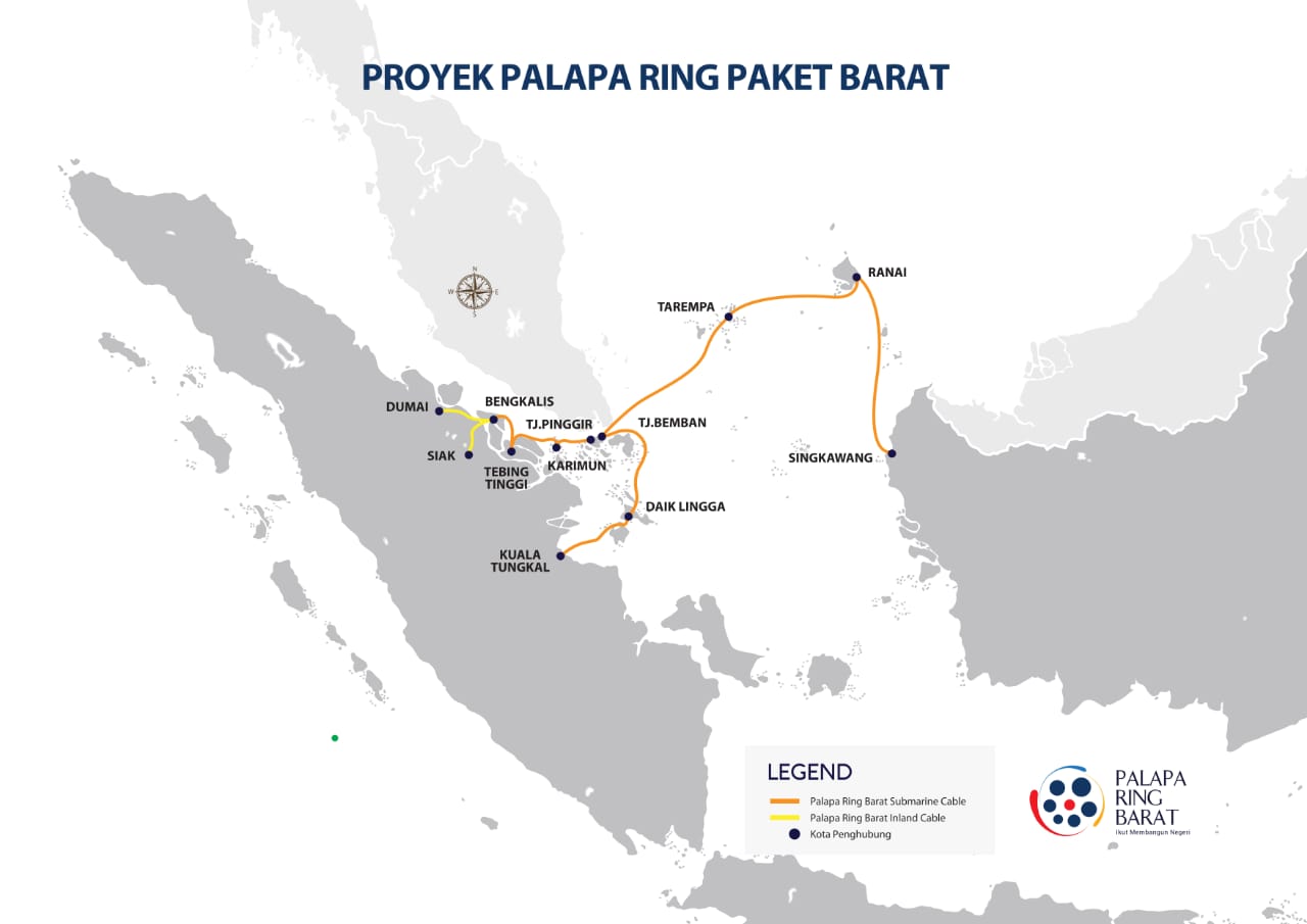 Akses Telekomunikasi Palapa Ring Barat Sempat Terputus Akibat Kerusakan Kabel Fiber Optik