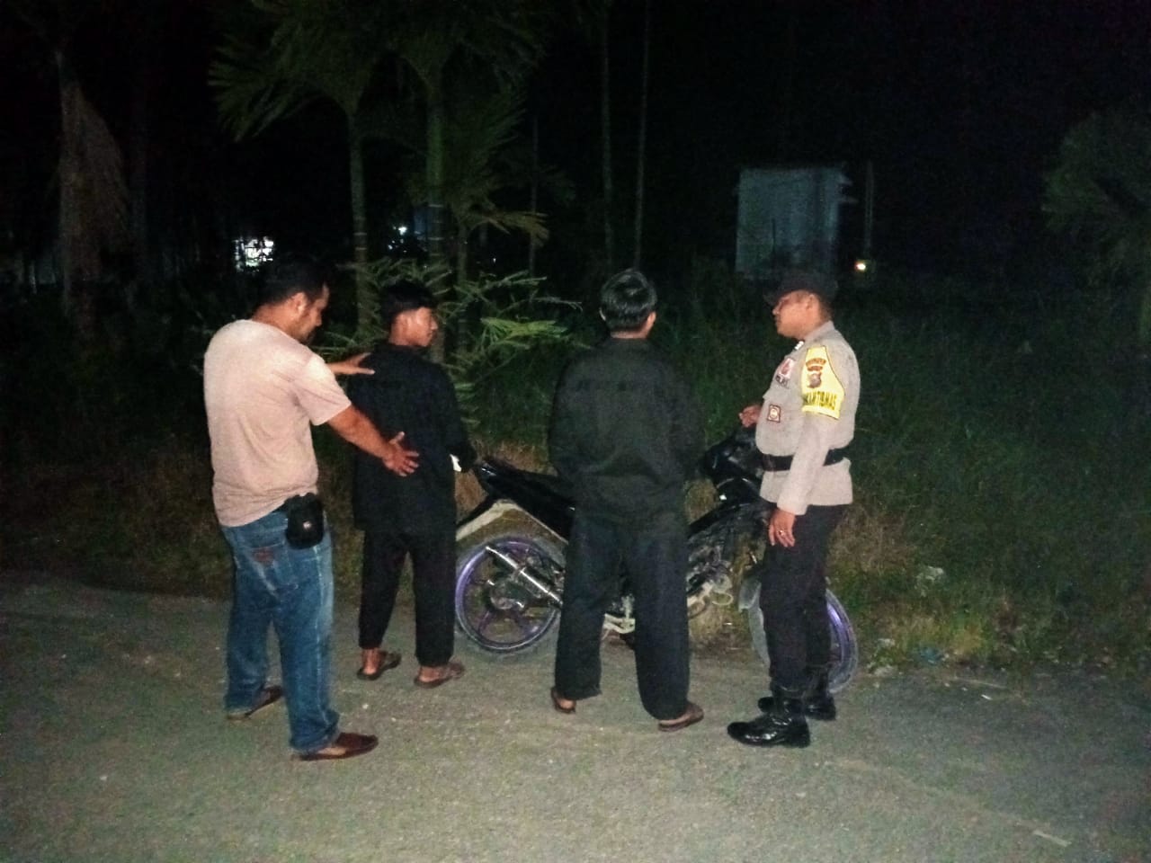 Jelang Pemilu 2024, Polsek Gaung Giat KRYD untuk Ciptakan Harkamtibmas