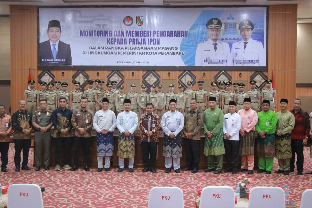 27 Praja IPDN Magang di Pemko Pekanbaru, Begini Pesan Wali Kota!
