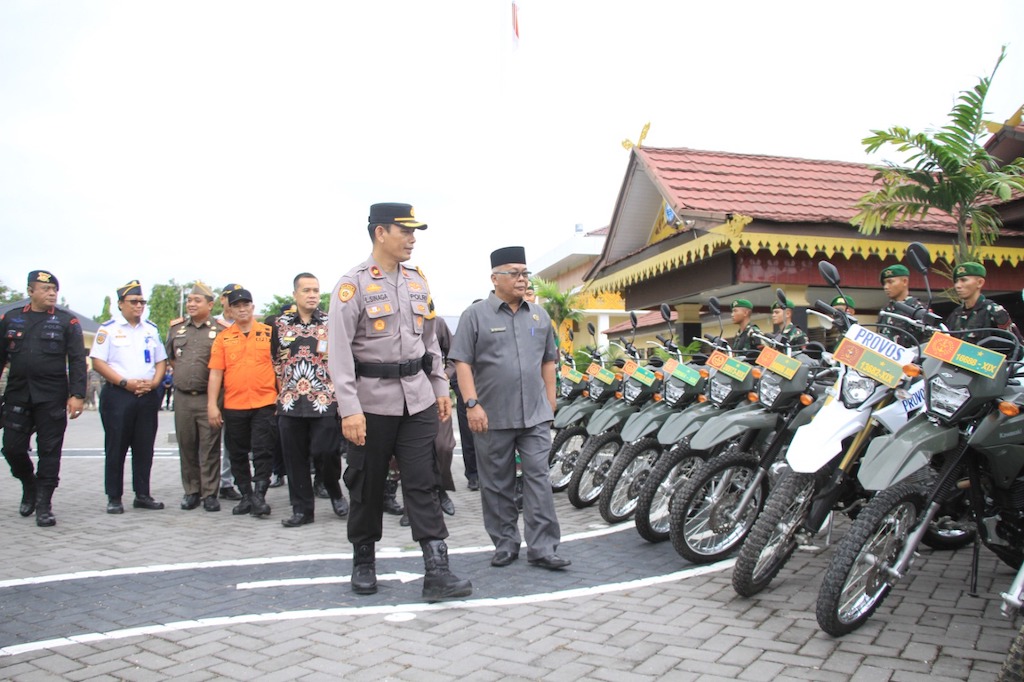 Polres Inhu Gelar Apel Operasi Lilin 2025, Siap Amankan Natal dan Tahun Baru