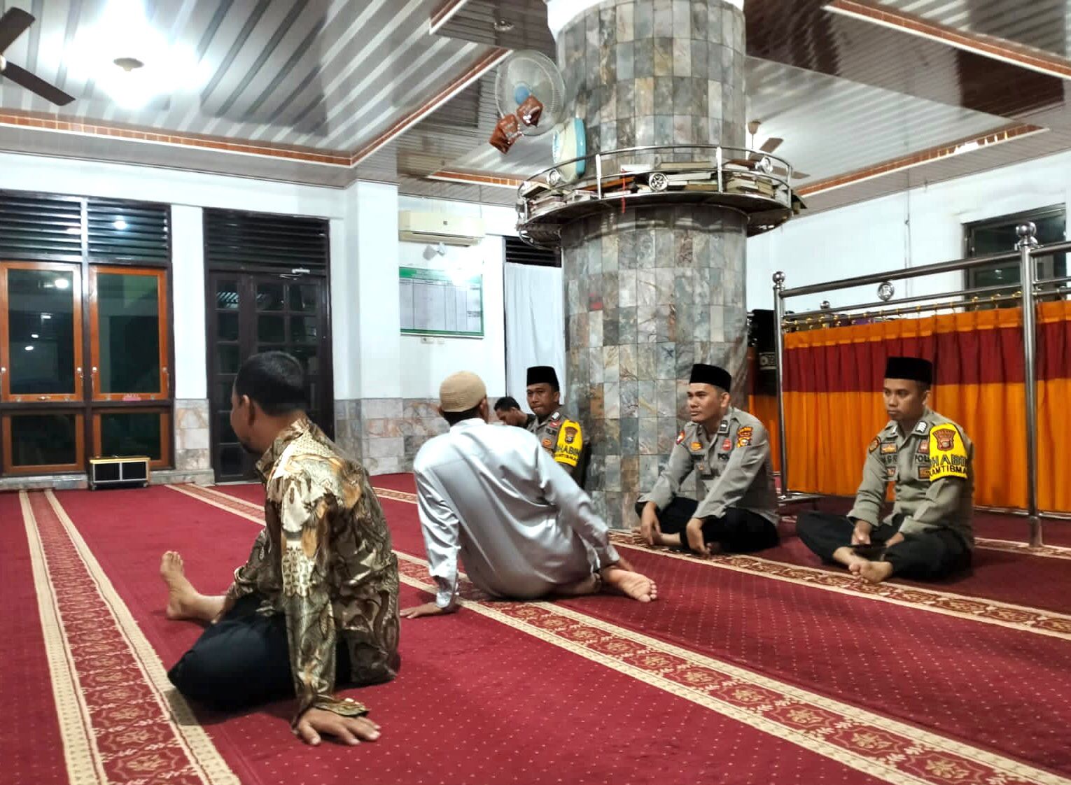 Cooling System Pemilu Damai Polsek Benai Usai Subuh Berjamaah