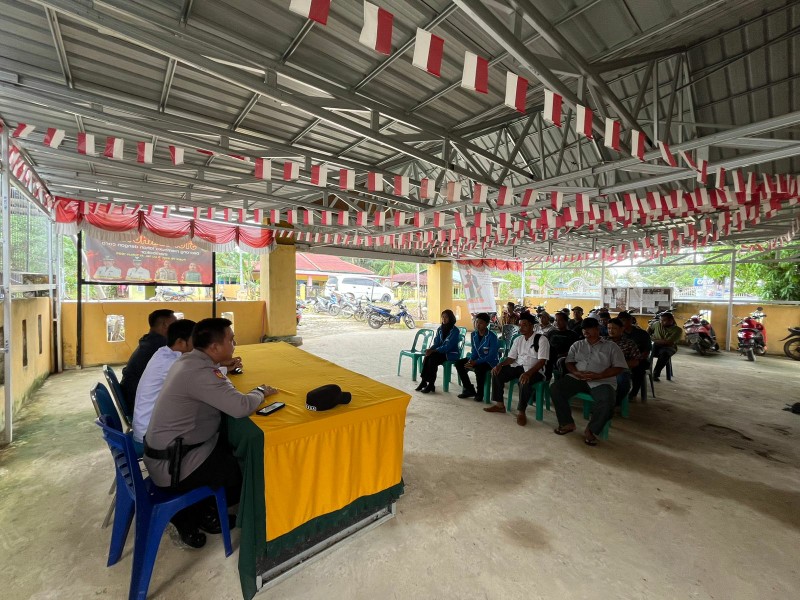 Kapolsek Rimba Melintang Ingatkan Masyarakat untuk Tetap Bersatu Pasca Pilkada Serentak 2024