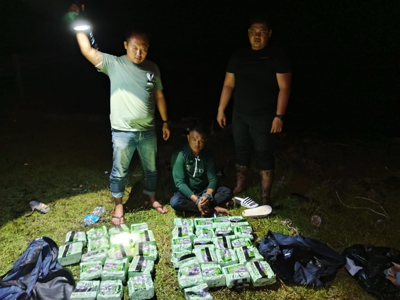 Bareskrim Polri Gagalkan Penyelundupan 38 Kg Sabu di Bengkalis, Satu Tersangka Diamankan