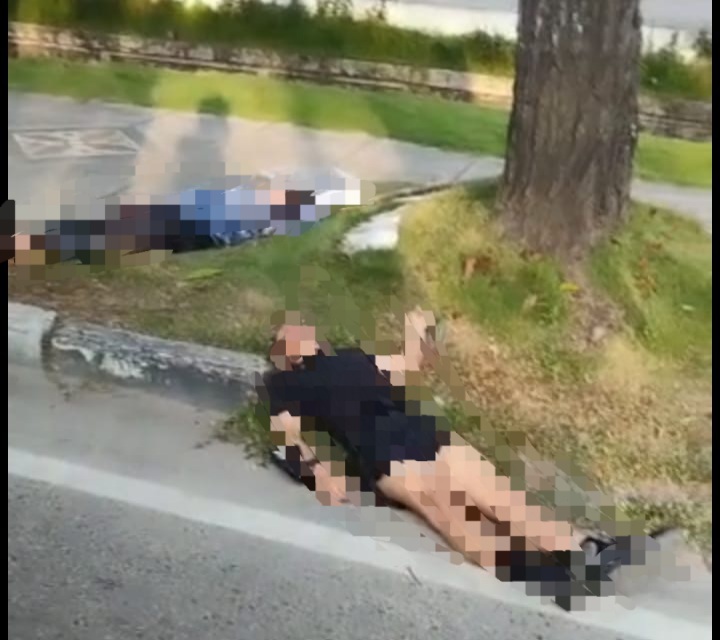 Lakalantas di Sudirman, Pesepeda, Pemotor dan Pejalan Kaki Ditabrak Mobil, 1 Tewas