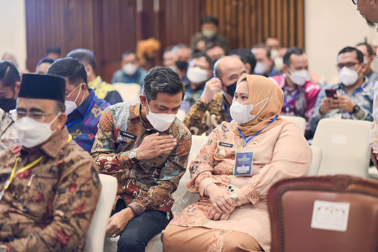 Hadiri Rakornas P2DD, Bupati Kasmarni : Kita Siap Menjalankannya di Daerah