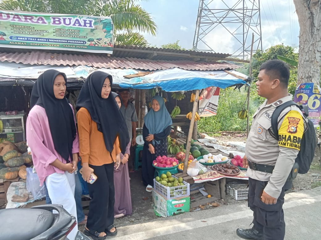 Kapolsek TPTM Ajak Masyarakat Jaga Kamtibmas Jelang Kampanye Akbar Pilkada Rokan Hilir