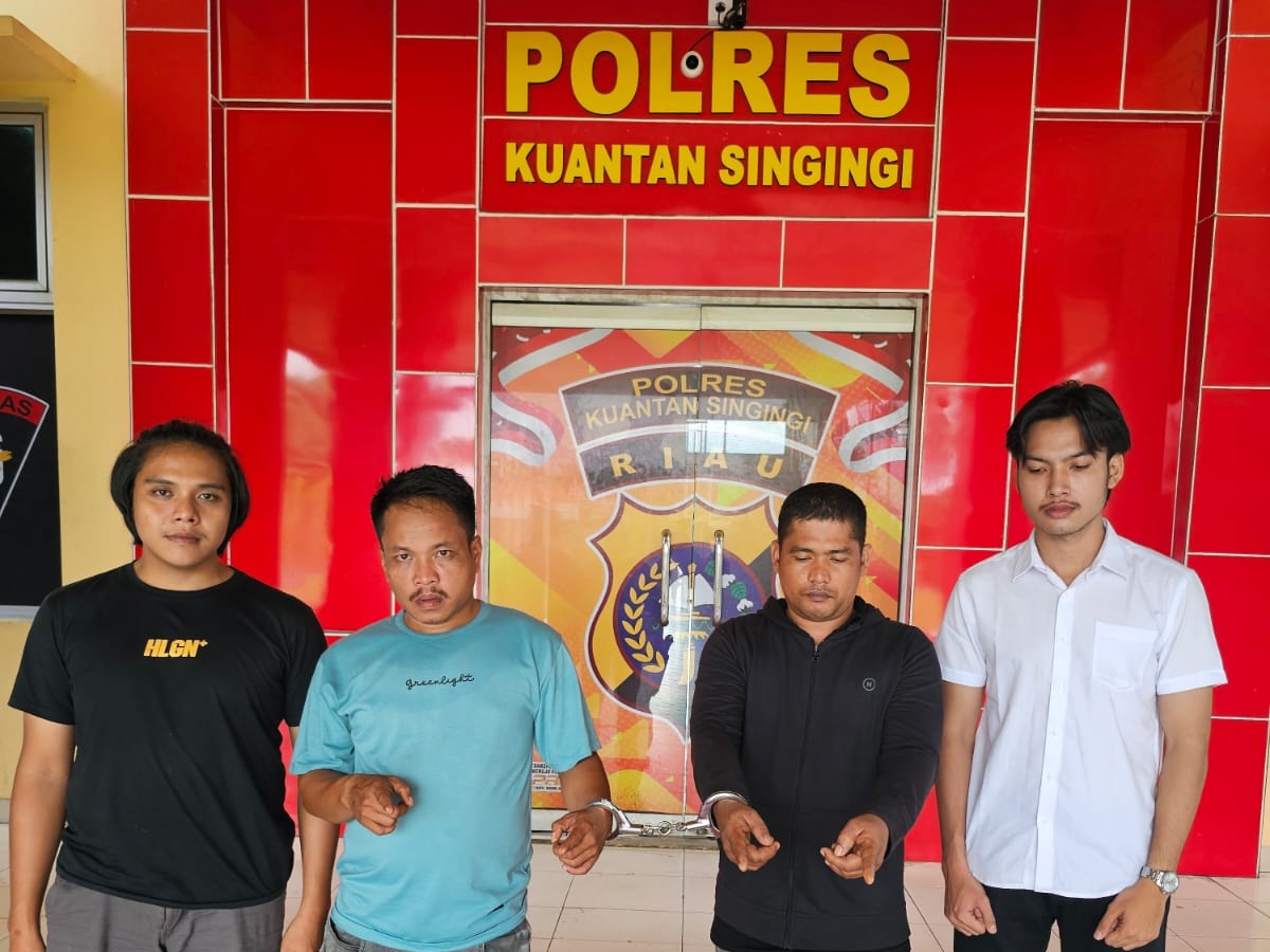 Herizon dan Rekannya Ditangkap Polisi di Kuansing Terkait Kasus Narkoba, Diduga Terlibat Jaringan Pengedar