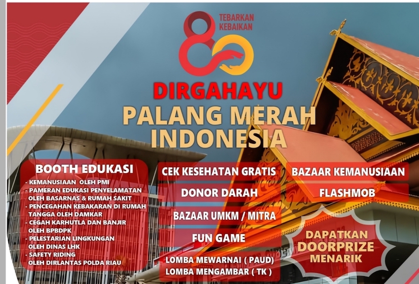 Libatkan 600 Peserta, Flashmob Tabola Bale akan Meriahkan Hari Jadi ke-80 PMI di Riau