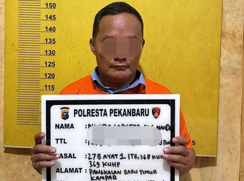 Wartawan Gadungan Ditangkap Usai Peras Anggota TNI di Pekanbaru