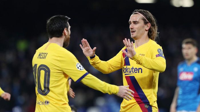 Lionel Messi dan Antoine Griezmann Baku Hantam Saat Latihan?