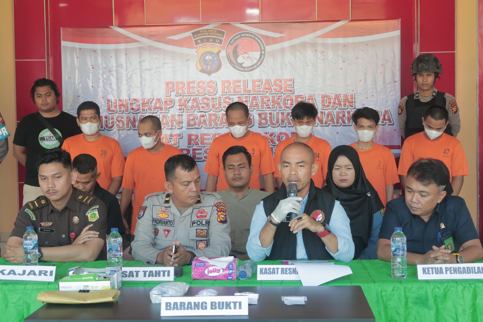 Polres Kuansing Musnahkan 616,92 Gram Sabu, Bukti Komitmen Berantas Narkoba