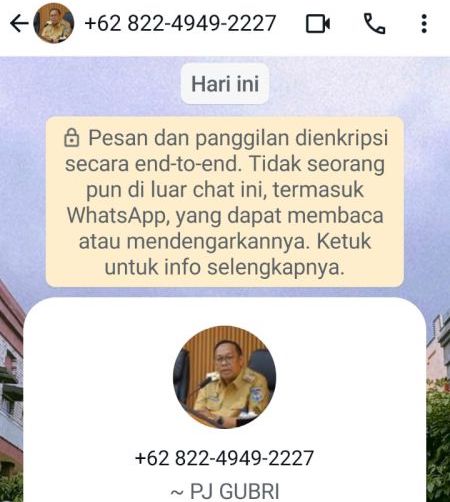 Waspada Penipuan Mengatasnamakan Pj Gubernur Riau