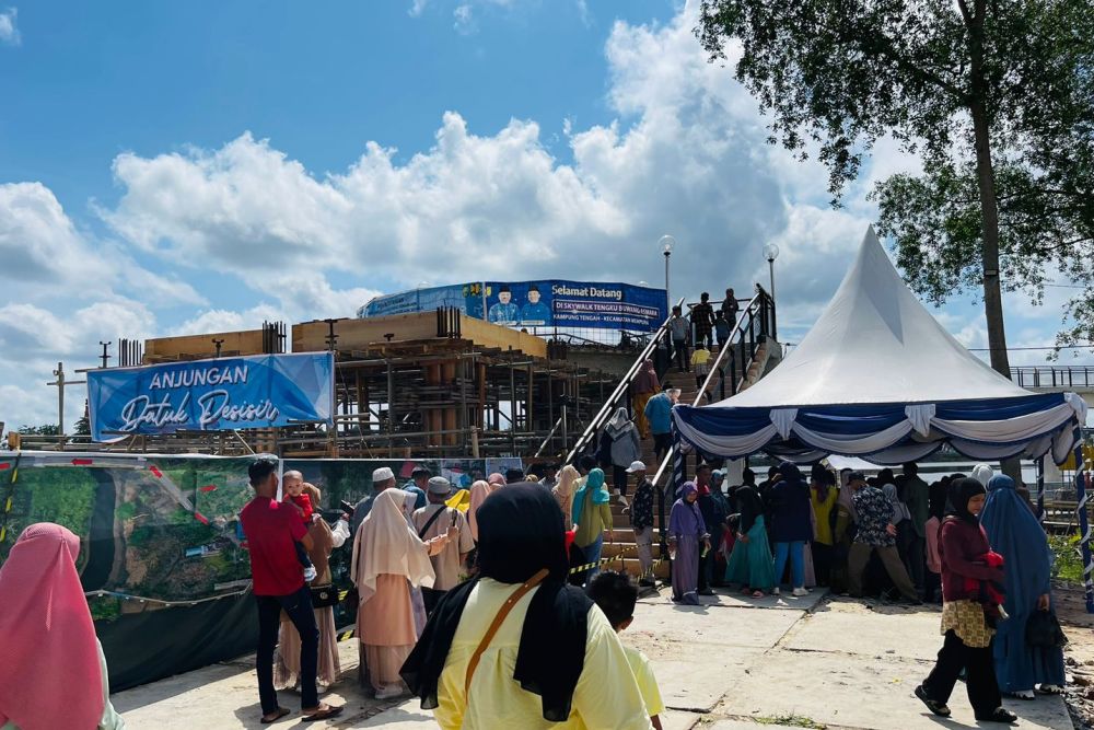12.481 Wisatawan Kunjungi Skywalk di Siak, 7.541 Orang Masuk Istana