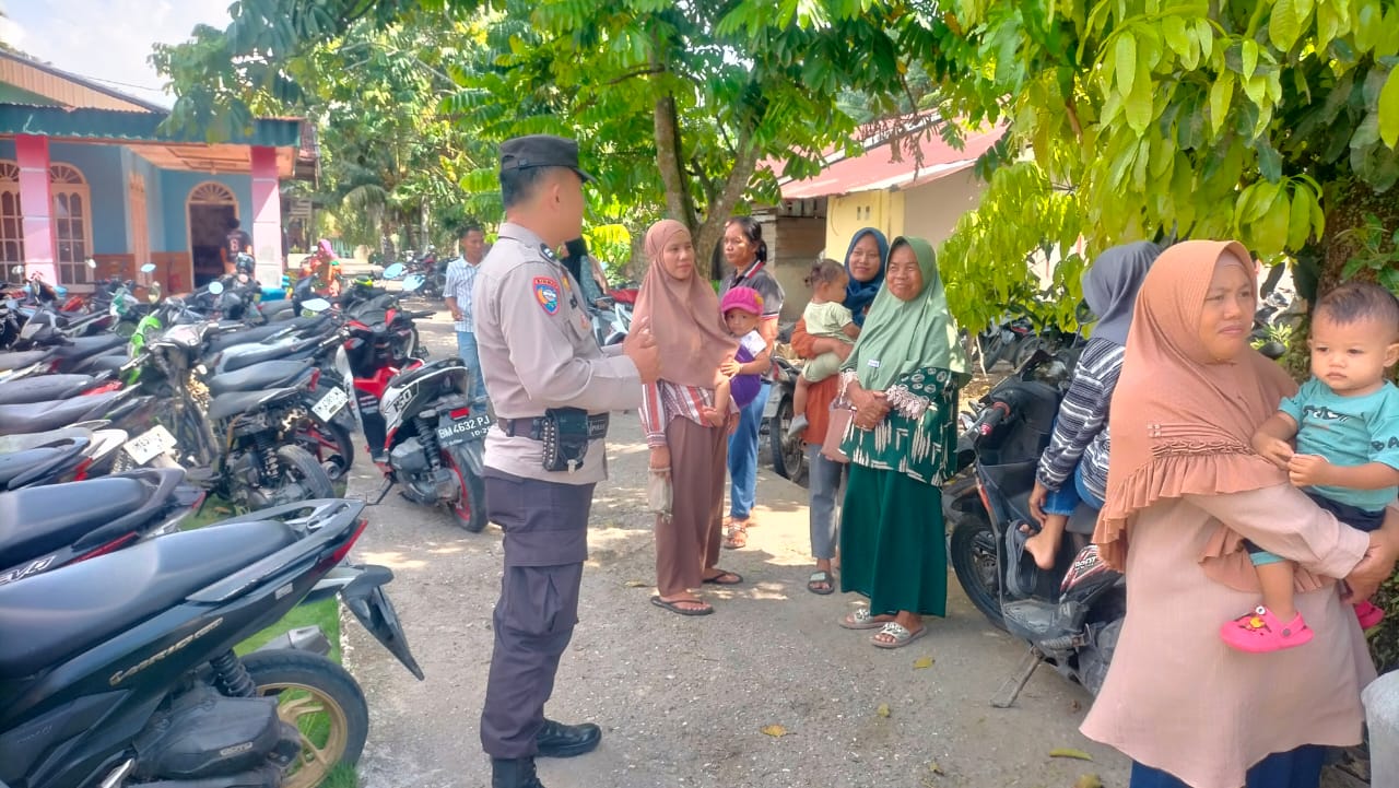 Menjelang Debat Pilkada Rokan Hilir, Polsek TPTM Ajak Warga Waspada Hoaks demi Keamanan Bersama