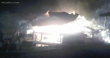 Gudang Padi dan Garam Panteraja Terbakar
