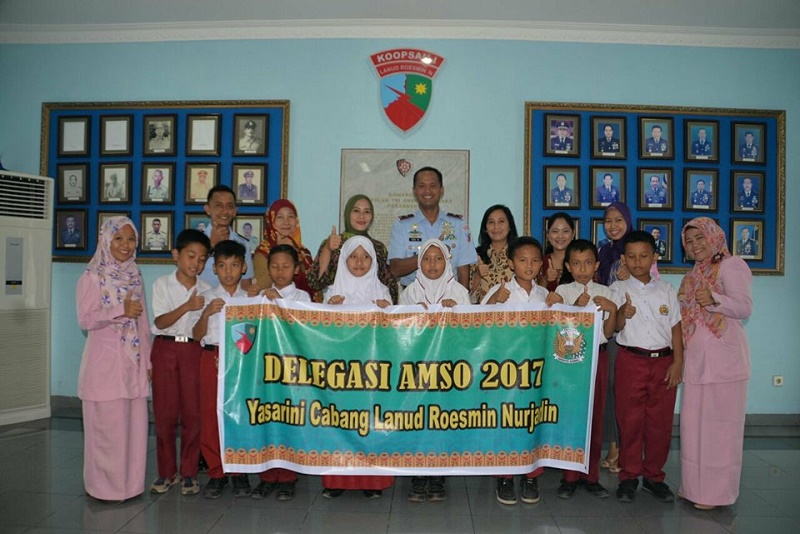 Delapan Siswa Yasirini Siap Harumkan Nama Lanud Rsn Pada Amso 2017