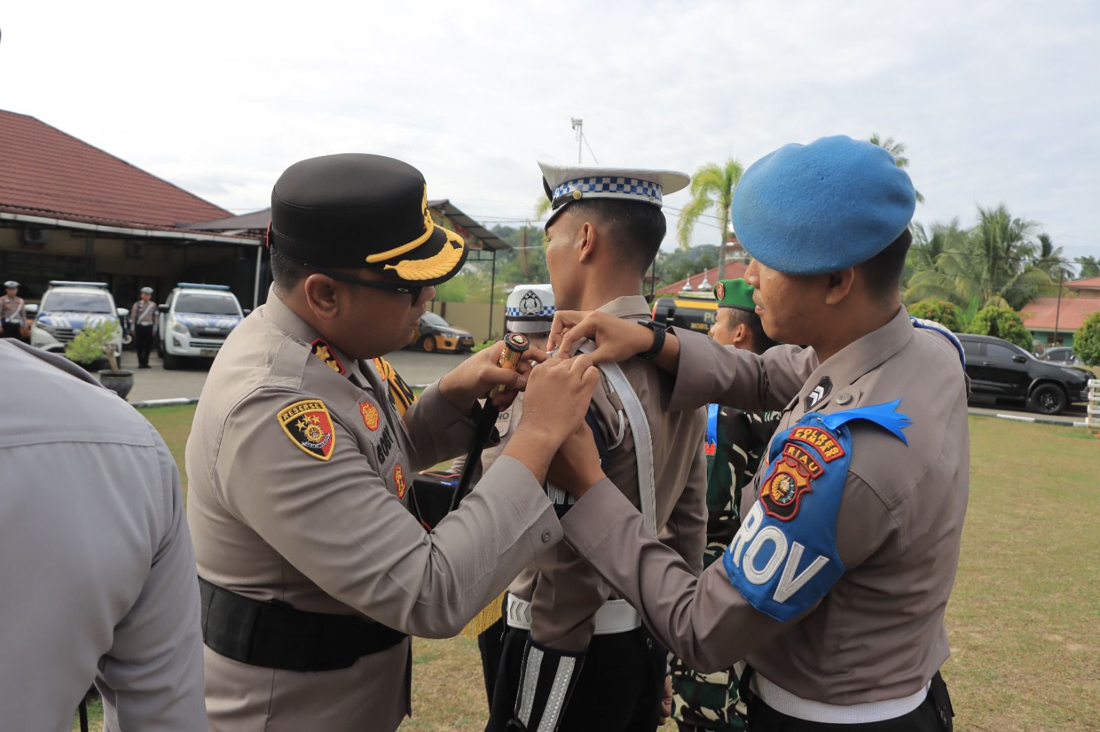 Kapolres Kampar Pimpin Apel Pasukan Ops Zebra Lancang Kuning, Prioritaskan Tilang Elektronik