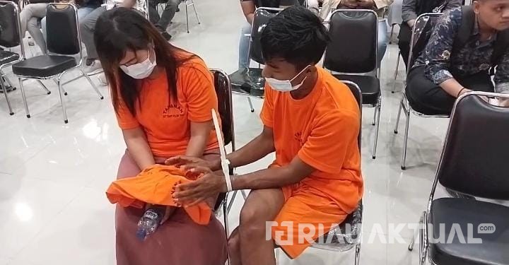 Polda Riau Gagalkan Peredaran 14,96 Kg Sabu, Sepasang Kekasih Ditangkap
