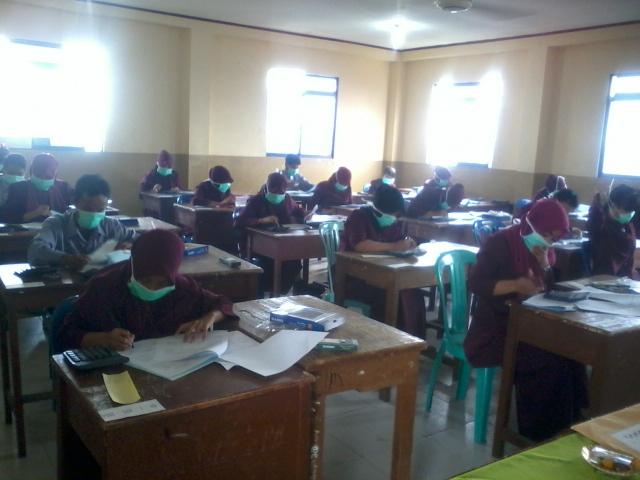 Murid SMK PGRI Pekanbaru Ikuti Uji Kompetensi Keahlian