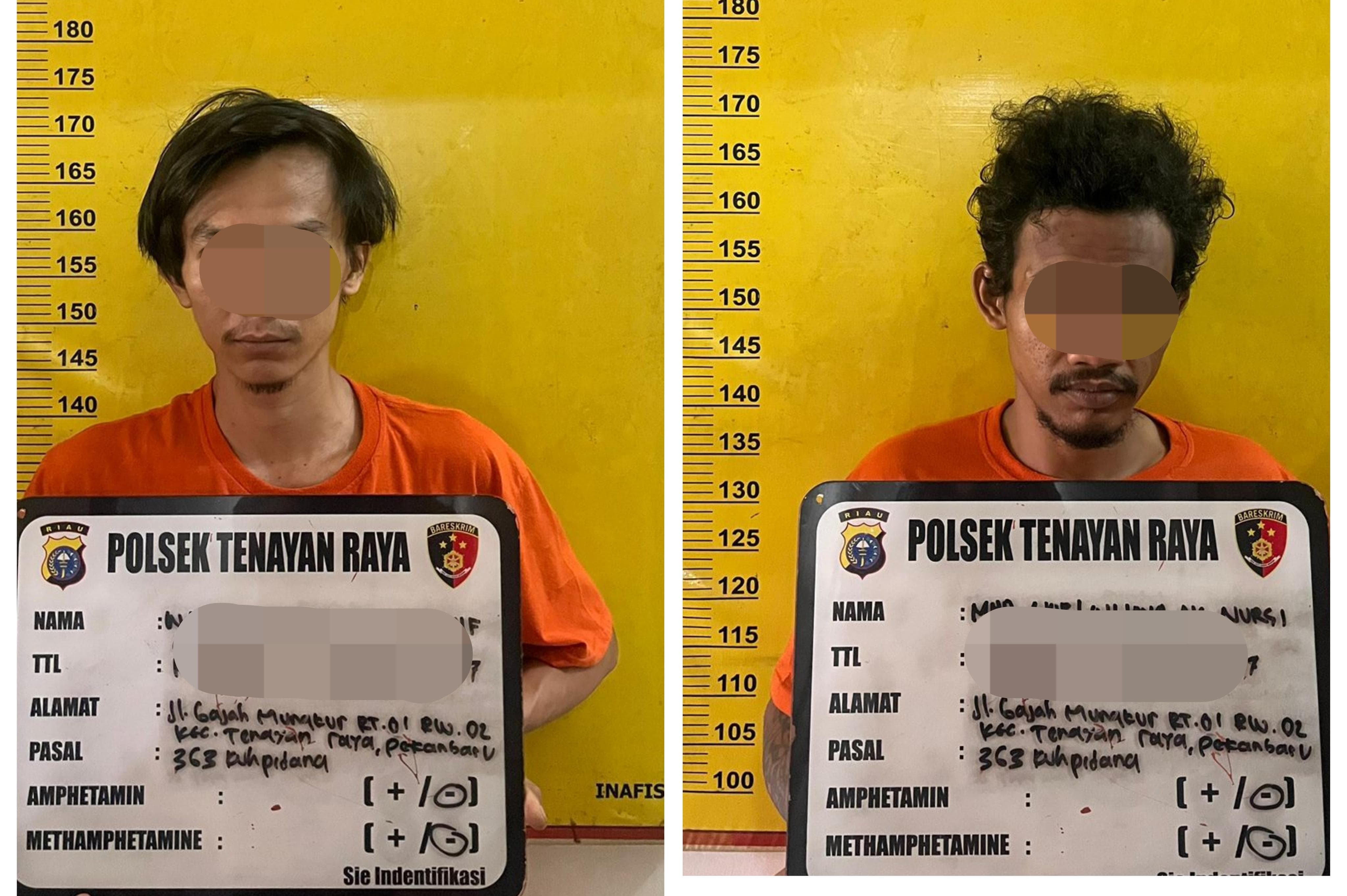 Polsek Tenayan Raya Ungkap Kasus Pencurian Ban Mobil, Dua Pelaku Ditangkap