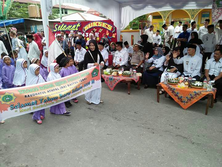 Sambut Moment Tahun Baru Islam, Ribuan Siswa RA Se-Pekanbaru Laksanakan Pawai Taaruf