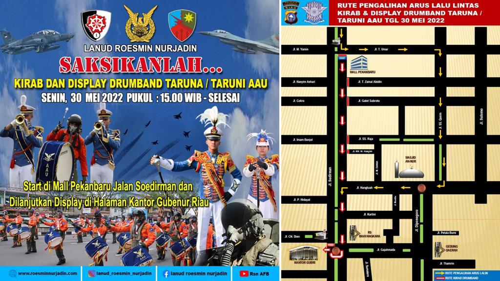 Sore ini Arus Lalulintas di Jalan Jendral Sudirman Pekanbaru Dialihkan