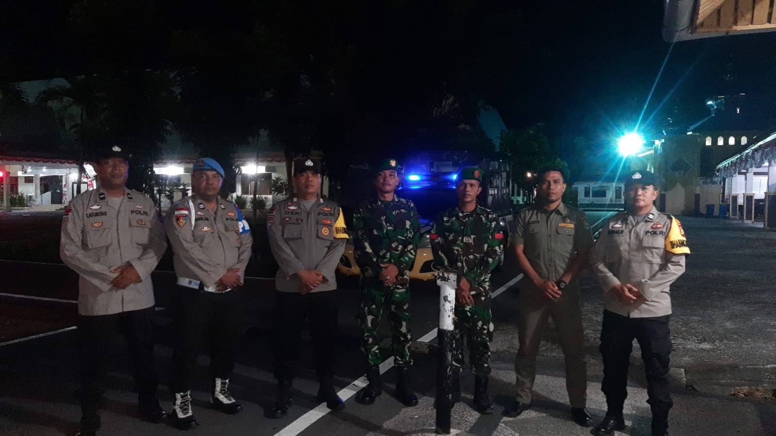 Polsek dan Koramil Bengkalis Gelar Patroli Bersama Jelang Pilkada 2024