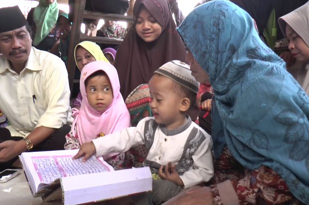 Ahmad Hapid, Bocah 2 Tahun Asal Polewali yang Hafal Juz Amma