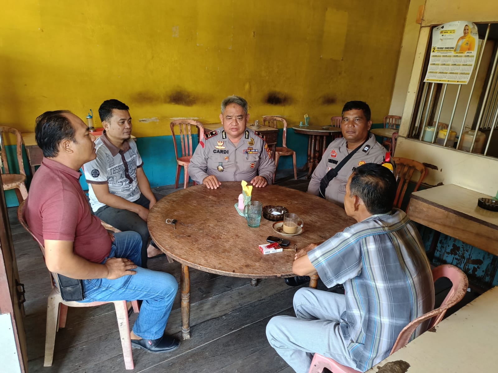 Polsek Enok Ajak Masyarakat Berpartisipasi dalam Pemilu 2024