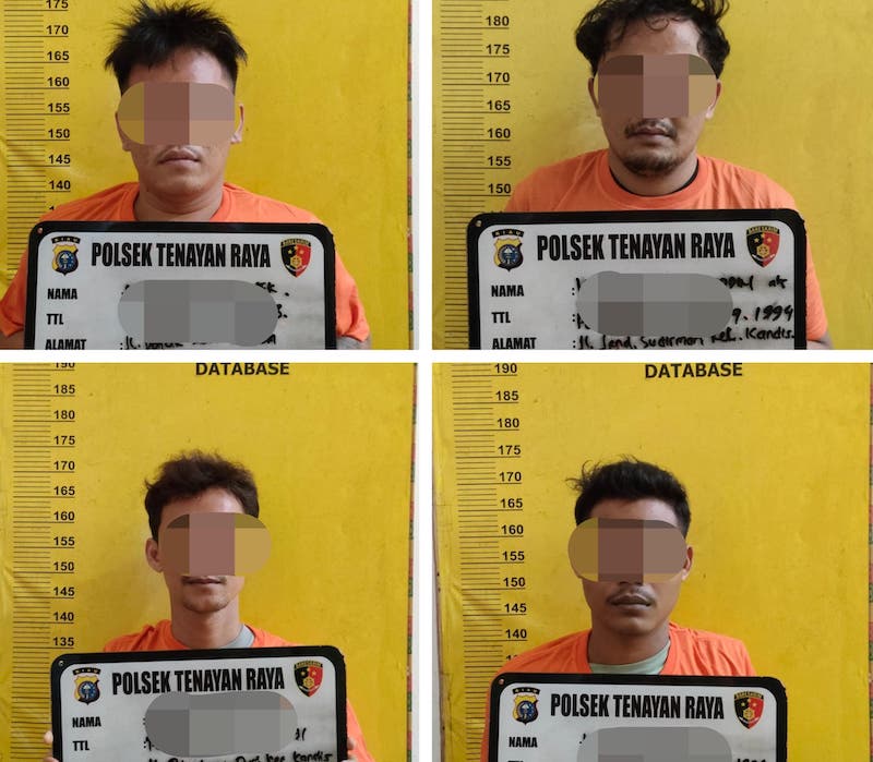 Empat Pengedar Sabu Diciduk Polisi di Depan Stadion Kaharudin Nasution