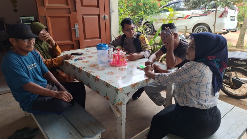 Polsek Bangko Pusako Gelar Cooling System Jelang Pilkada Damai 2024 di Bangko Jaya