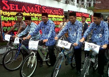 Wako Pekanbaru Lounhing Gerakan Sekolah Bersepeda