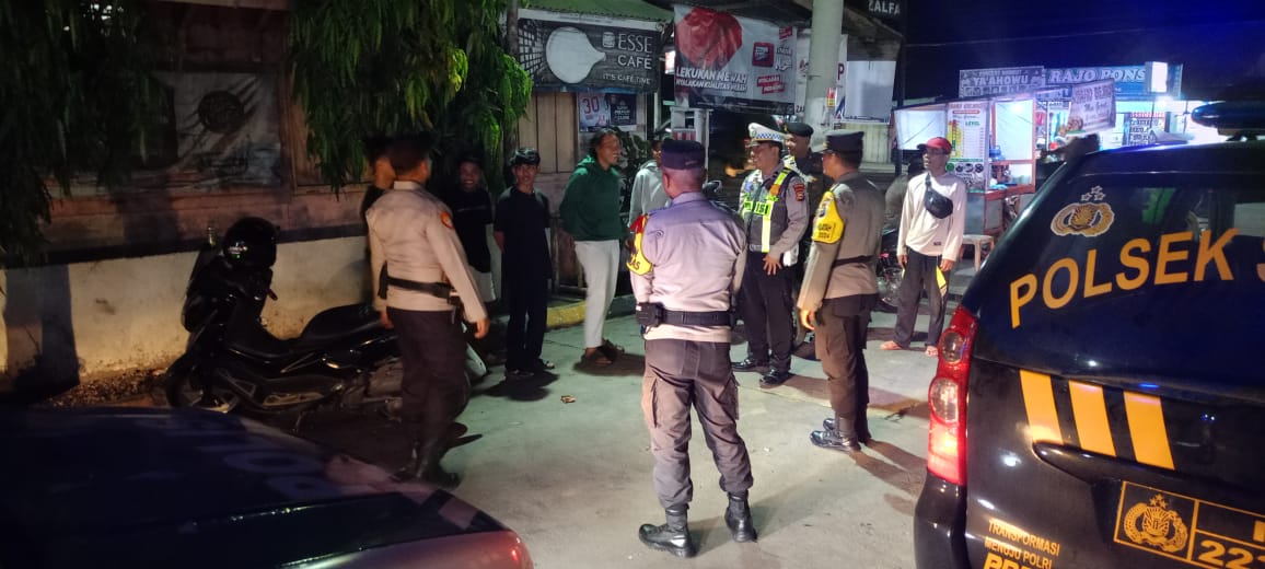 Pilkada Tanpa Aksi Premanisme, Kapolsek Seberida Gelar Patroli Rutin