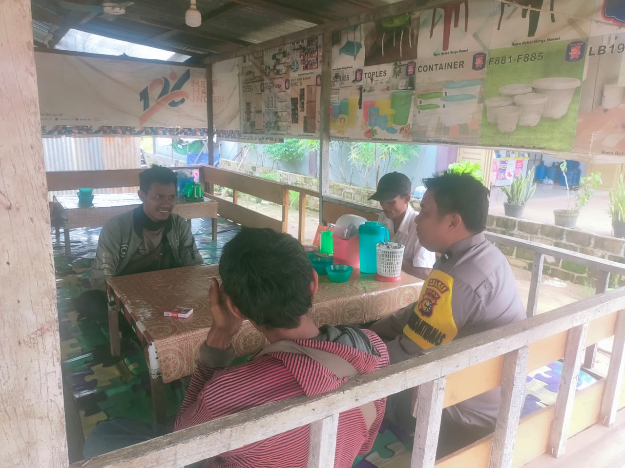 Polsek Bangko Pusako Lakukan Kegiatan Cooling System Pasca Pemilu Damai untuk Jaga Stabilitas di Rokan Hilir