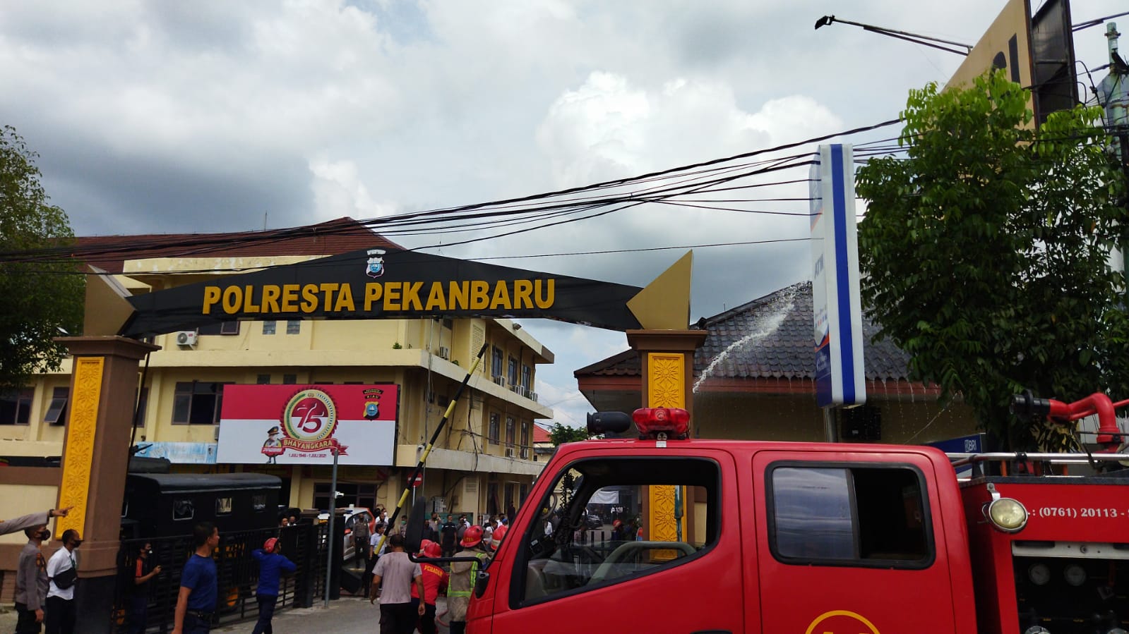 Ini Kata Polresta Pekanbaru Terkait Terbakarnya Gedung Sentra Pelayanan