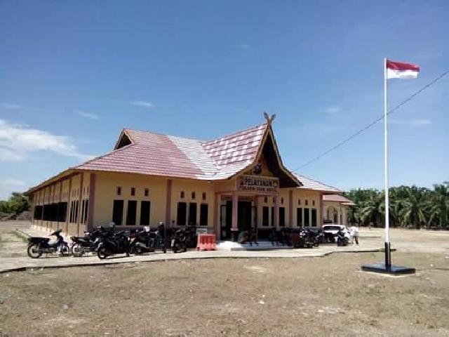 Polsek Siak Kecil Mulai Tempati Kantor Baru