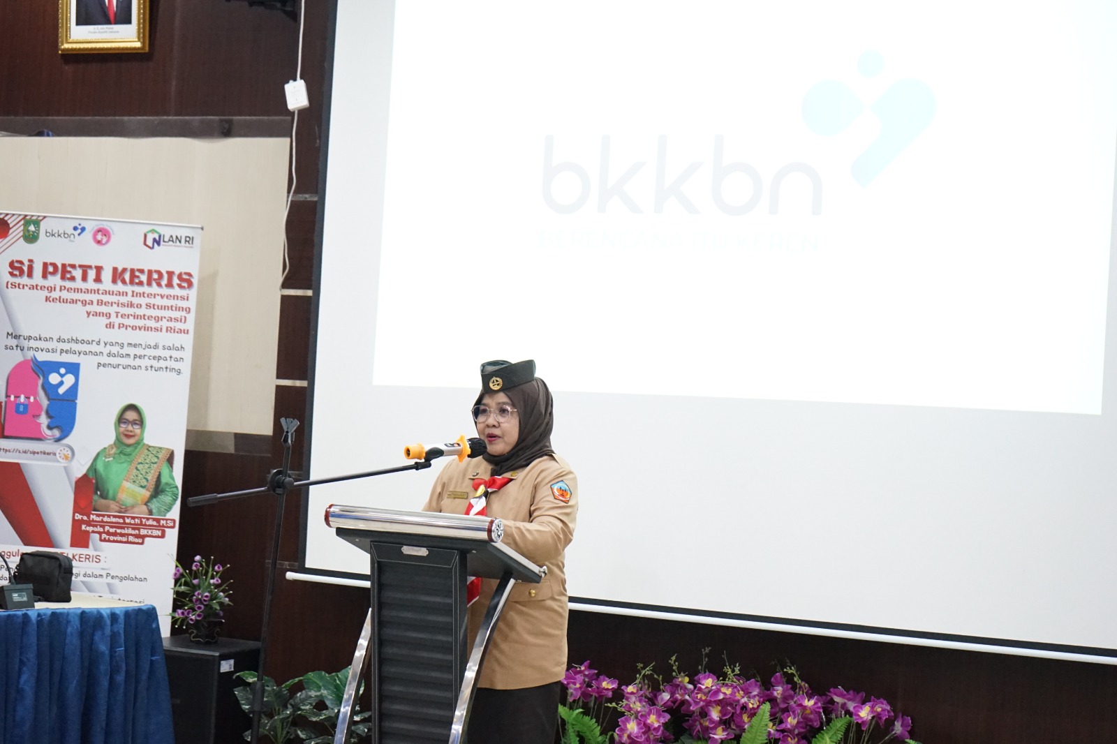 Perwakilan BKKBN Provinsi Riau Sosialisasikan Pendidikan Kependudukan kepada Kwarda Pramuka Riau