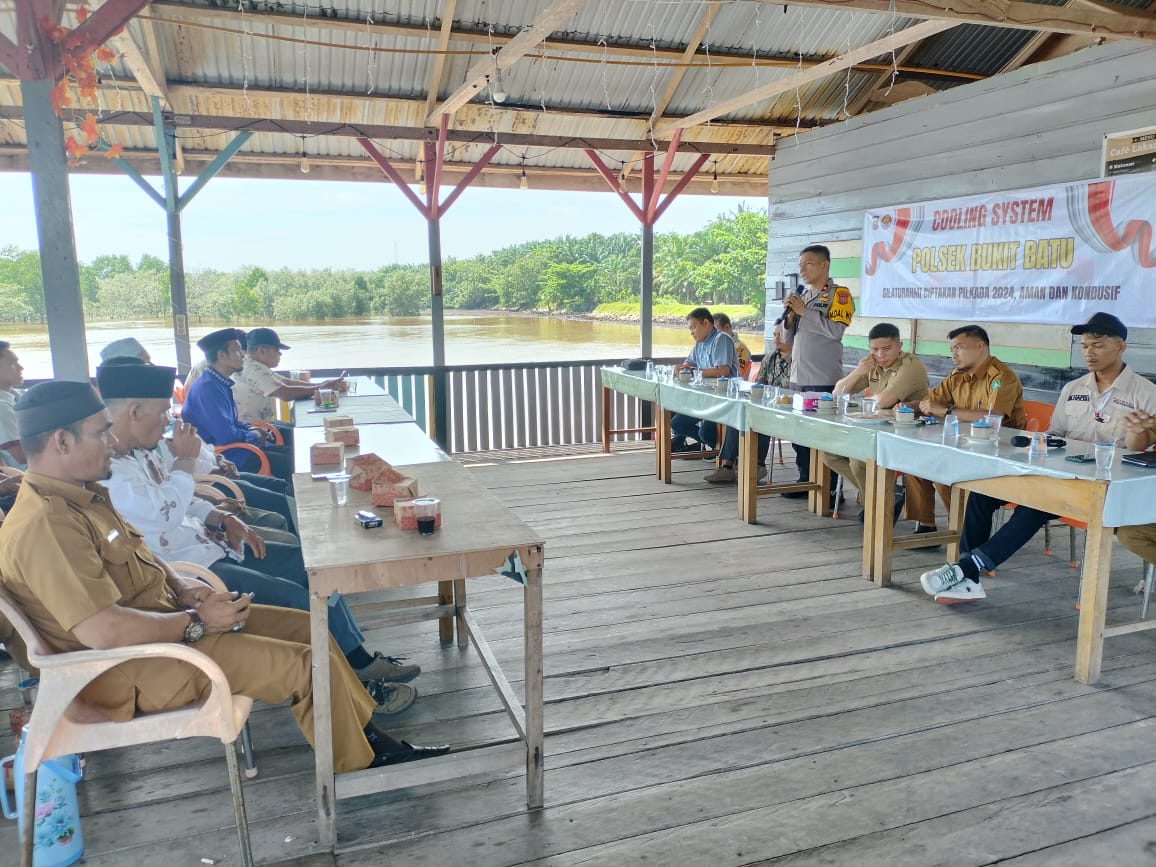 Polsek Bukit Batu Gelar Cooling System, Jaga Situasi Kondusif Jelang Pilkada Bengkalis 2024