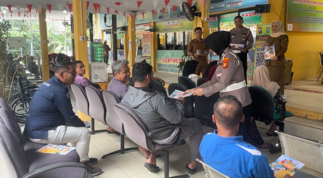 Polantas Kampar Kampanyekan Keselamatan dan Pilkada Damai