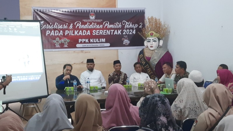 Polsek Tenayan Raya Ajak Warga Kulim Jaga Kamtibmas Jelang Pilkada 2024